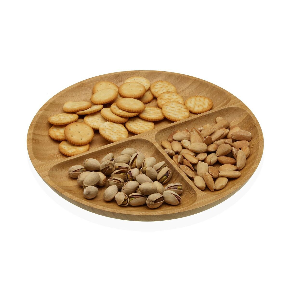 Podnos na aperitivy Versa Bambus 25 x 2 x 25 cm